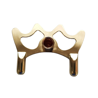 Queuebrücke Messing Spider flach